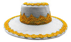 Gorro Caporal Sombrero Fiestas Patrias Danzas Tradicionales Blanco Estándar Ajustable