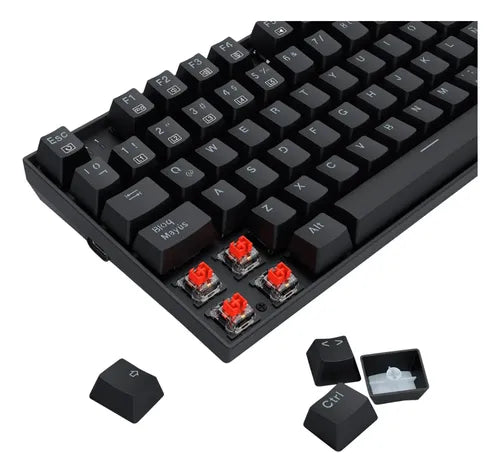 Teclado Mecanico Gamer Redragon Ziggs K669 Rgb Red Compacto Negro Español España