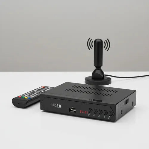 Kit Sintonizador Fhd Isdbt Terrestrial + Antena Tv Digital