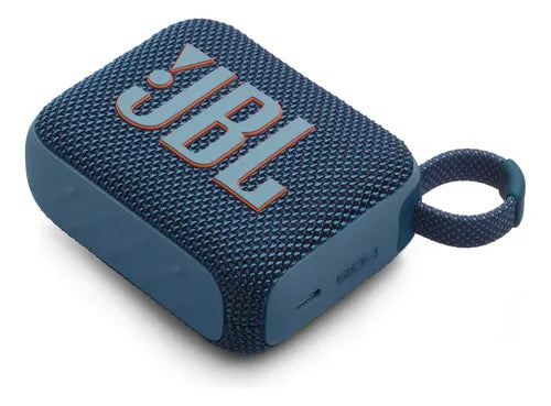 Parlante Jbl Go 4 Jblgo4 Portátil Con Bluetooth Waterproof Azul Acero