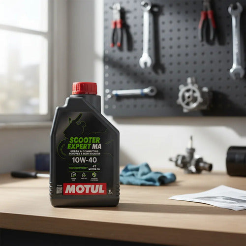 Aceite Motor Motul Scooter Expert 4t 10w-40  1l