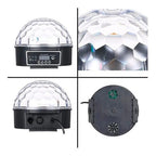 Bola Magica Escenario Led Lampara Colores Musical Con Usb