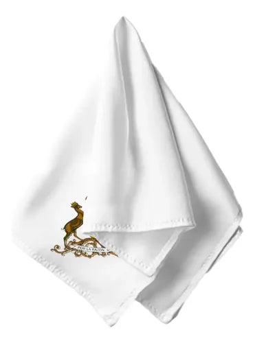 Pañuelo Cueca Estampado Fiestas Patrias Y Danzas Escudo Blanco Escudo