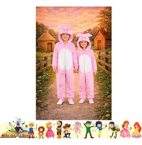 Trajes Disfraces Cuentos Infantiles Dia Del Libro Halloween Chanchito 7-9