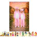 Trajes Disfraces Cuentos Infantiles Dia Del Libro Halloween Chanchito 5-6