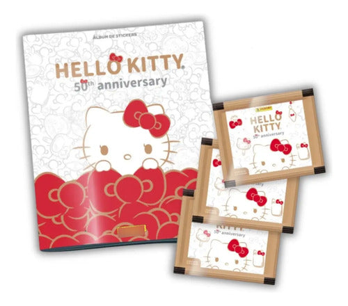 Album Hello Kitty 50th Anniversary Panini Oficial + 5 Sobres