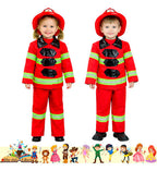 Trajes Disfraces Cuentos Infantiles Dia Del Libro Halloween Bombero 3-4