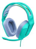 Logitech G335 Audífonos Con Cable Para Gaming Celeste Mint