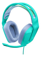 Logitech G335 Audífonos Con Cable Para Gaming Celeste Mint