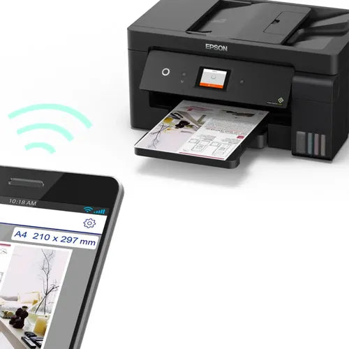 Impresora Multifuncional 4 En 1 Epson L14150 Wifi Duplex Negro