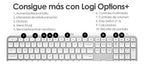 Teclado Inalambrico Logitech Mx Keys S Recargable Usb-c A A Grafito Español Latinoamérica
