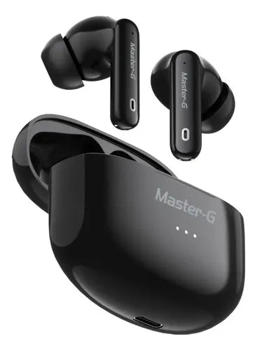 Audifonos Inalambricos Master-g Buds20 Tws Bluetooth V5.3 Negro