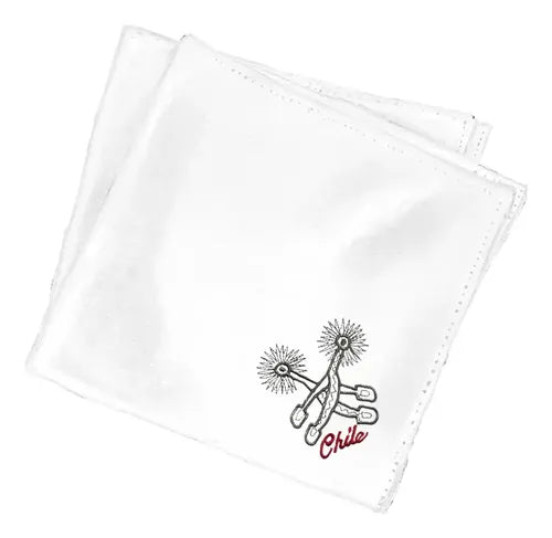 Pañuelo Cueca Competencia Fiestas Patrias Danzas Espuela Blanco Espuela