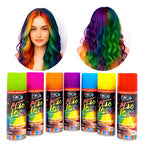Pack 3 Spray Pintura Para Cabello Temporal Varios Colores Surtido
