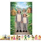 Trajes Disfraces Cuentos Infantiles Dia Del Libro Halloween Lobito 3-4