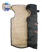 Cubre Piernas Con Chiporro - Protector Impermeable Para Moto Negro