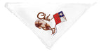 Pañuelo De Cueca Bordado Fiestas Patrias Danzas Cometa Blanco Cometa