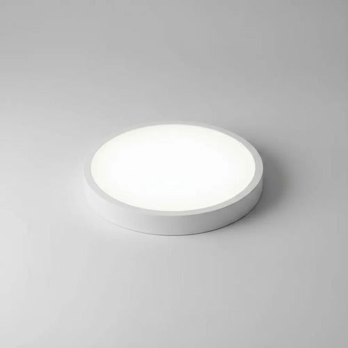Panel Led Foco Blanco Frío 28cm Sobrepuesto Redondo 24w Blanco
