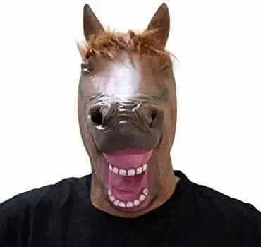 Mascara Caballo Loco - Halloween - 100% Látex Ideal Fiestas Portada Crazy Horse