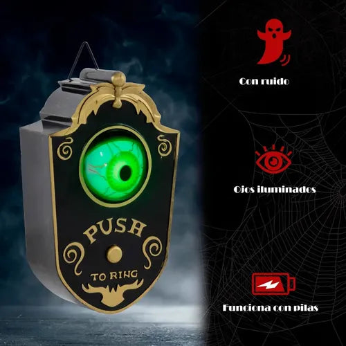 Timbre Animatronic Puerta Poseida Decoracion Halloween