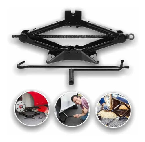 Gata Tijera Para Autos - 1.5 Toneladas - Scissor Jack Eficaz