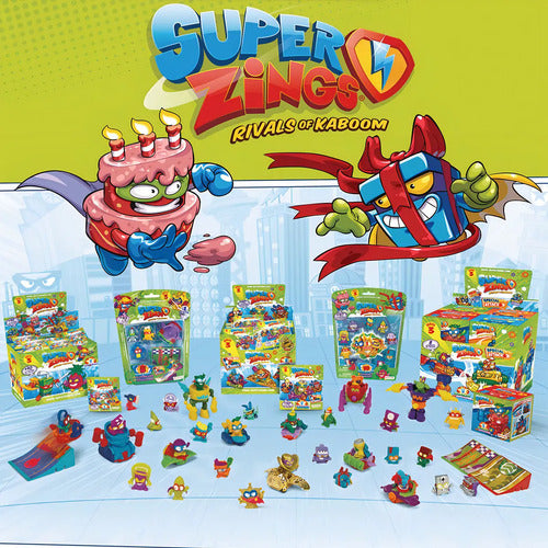 Super Zings Serie 3 Pack 10 Sobres 1 Figura Por Sobre