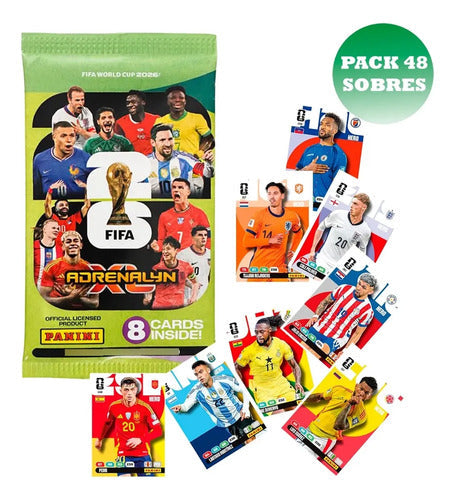 Pack 48 Sobres Fifa World Cup Adrenalyn Xl 2026 Panini Adrenalyn