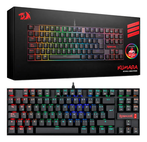 Teclado Gamer Redragon Kumara K552w Rgb Chroma Red Ag Nkro Negro Español España