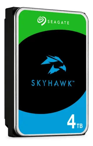 Disco Duro Seagate Skyhawk 4tb 3.5in Pc/dvr/nvr Vigilancia Plateado