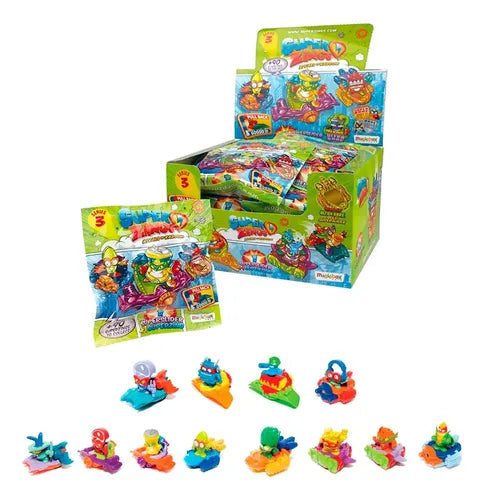 Pack Caja 24 Superslider Figuras Coleccionables Serie 3
