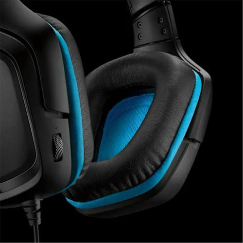 Audifono Gamer Logitech Alambrico G432 7.1 Surround Microfno Negro