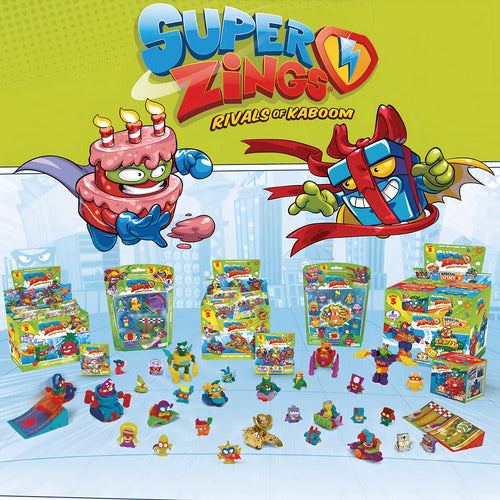 Pack 10 Sobres Twopack (villano + Heroe) Superzings Serie 3