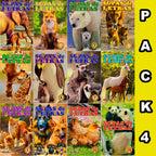 Sopas De Letras Animales Pack De 4 Unidades