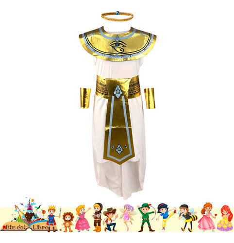 Disfraz Cleopatra Cuentos Infantiles Dia Del Libro Halloween Blanco
