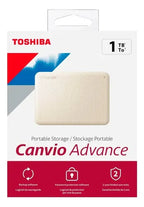 Disco Duro Externo Toshiba 1tb 2.5  Canvio Advance Usb 3.2 Blanco