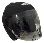 Casco Abierto Para Moto Hln Clásico Urbano, Negro Mate Con Certificación Dot Standar