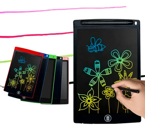 Tablet De Dibujo Lcd Irm 12'' Magic Pad Negro Con Lápiz Incluido