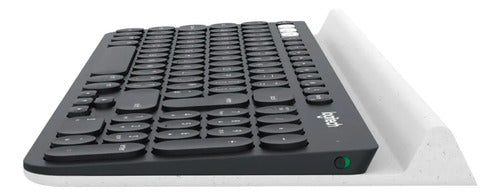 Teclado Inalambrico Logitech K780 Multidispositivos Español Negro/blanco Español Latinoamérica