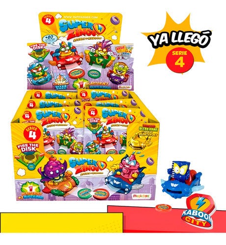 24 Sobres Blasterjet Superzings Serie 4 Original Coleccion