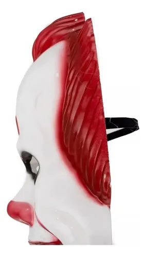 Mascara Payaso It Pennywise Diabólico Halloween Blanco