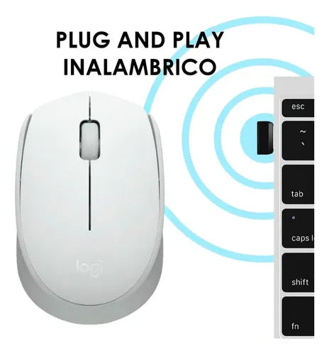 Mouse Inalambrico Logitech M170 Optico 1000dpi Banda 2.4ghz Blanco