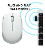 Mouse Inalambrico Logitech M170 Optico 1000dpi Banda 2.4ghz Blanco