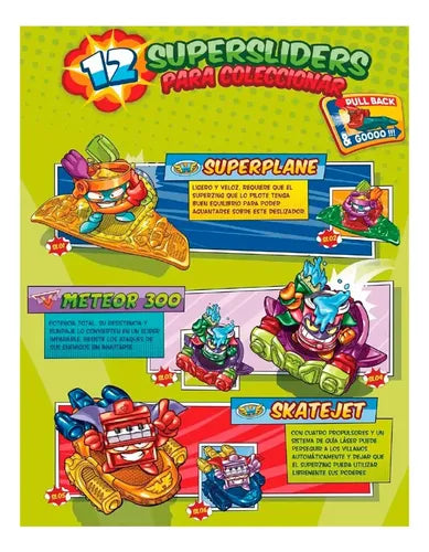 X1 Sobre Superslider Superzings Figura Coleccionable Serie 3