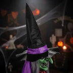 Bruja Animatronic Caldera Halloween Sonido Movimiento 150cm