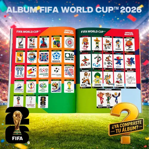 Pack Album + 60 Sobres Fifa World Cup 2026 Panini 420 Lamina