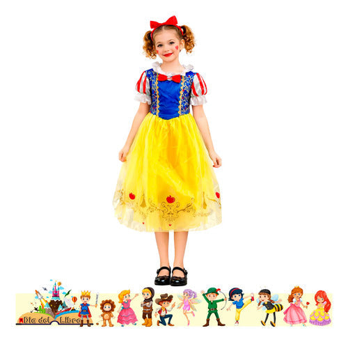 Trajes Disfraces Cuentos Infantiles Dia Del Libro Halloween Blanca Nieves 7-9