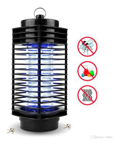Pack X2 Farol Mata Mosquitos Con Luz Uv Mata Mosca Farol