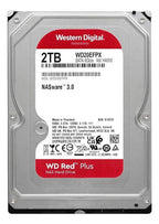 Disco Duro Interno Wd Red Plus 2tb 5400 Rpm Nas / Dvr / Nvr Rojo