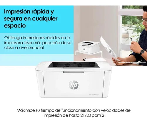 Impresora Hp Laserjet M111w Monocromatica Wifi Usb Smart App Blanco
