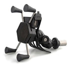 Soporte De Celular Cargador Para Moto Al Espejo 8 Y 10mm Negro